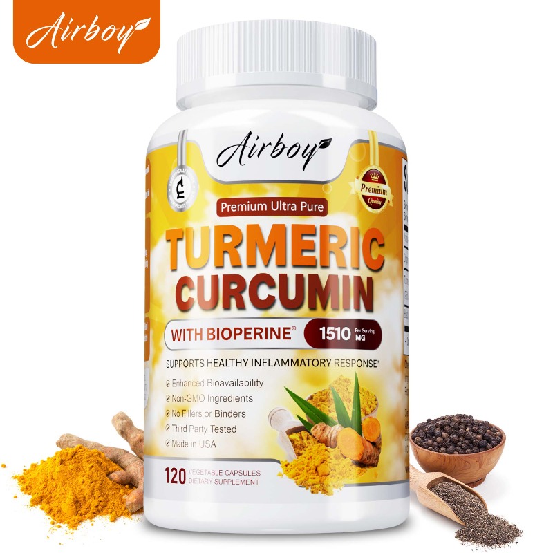 Turmeric Curcumin Capsule - Капсулы с куркумином - способствуют улучшению