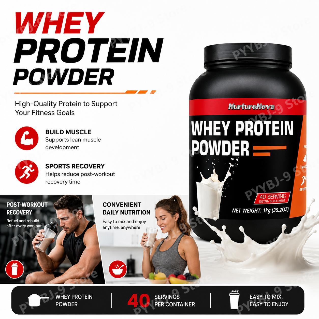 Nutrition Of Fitness - Протеиновый порошок NurtureNova со вкусом молока
