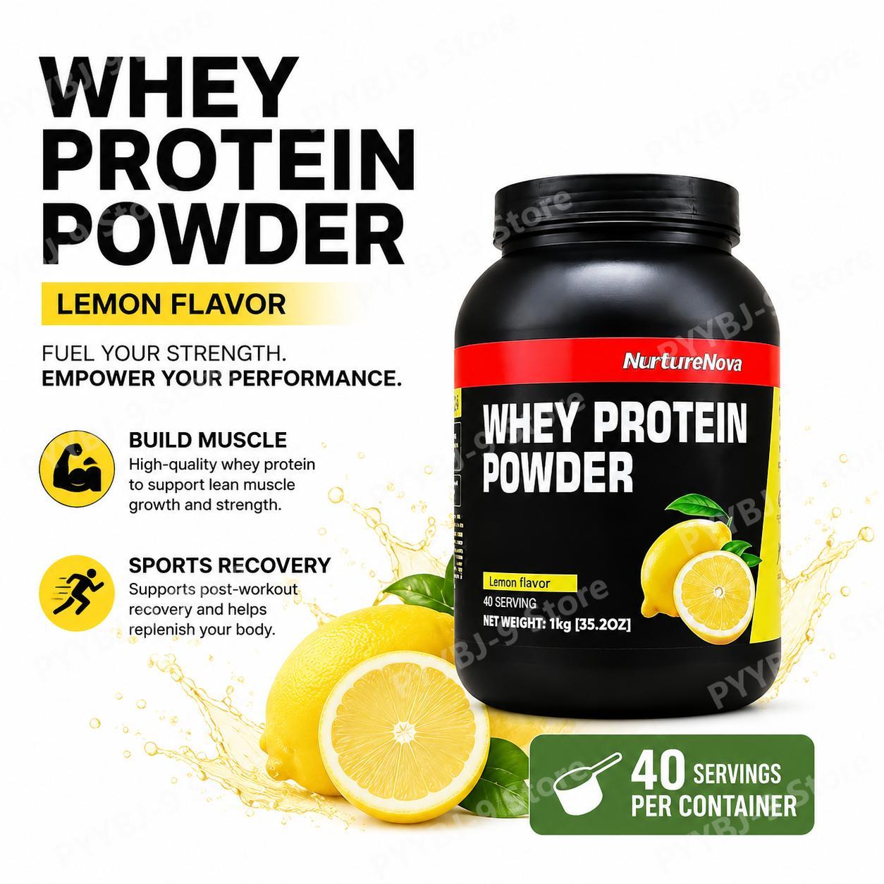 Nutrition Of Fitness - Протеиновый порошок NurtureNova со вкусом лимона