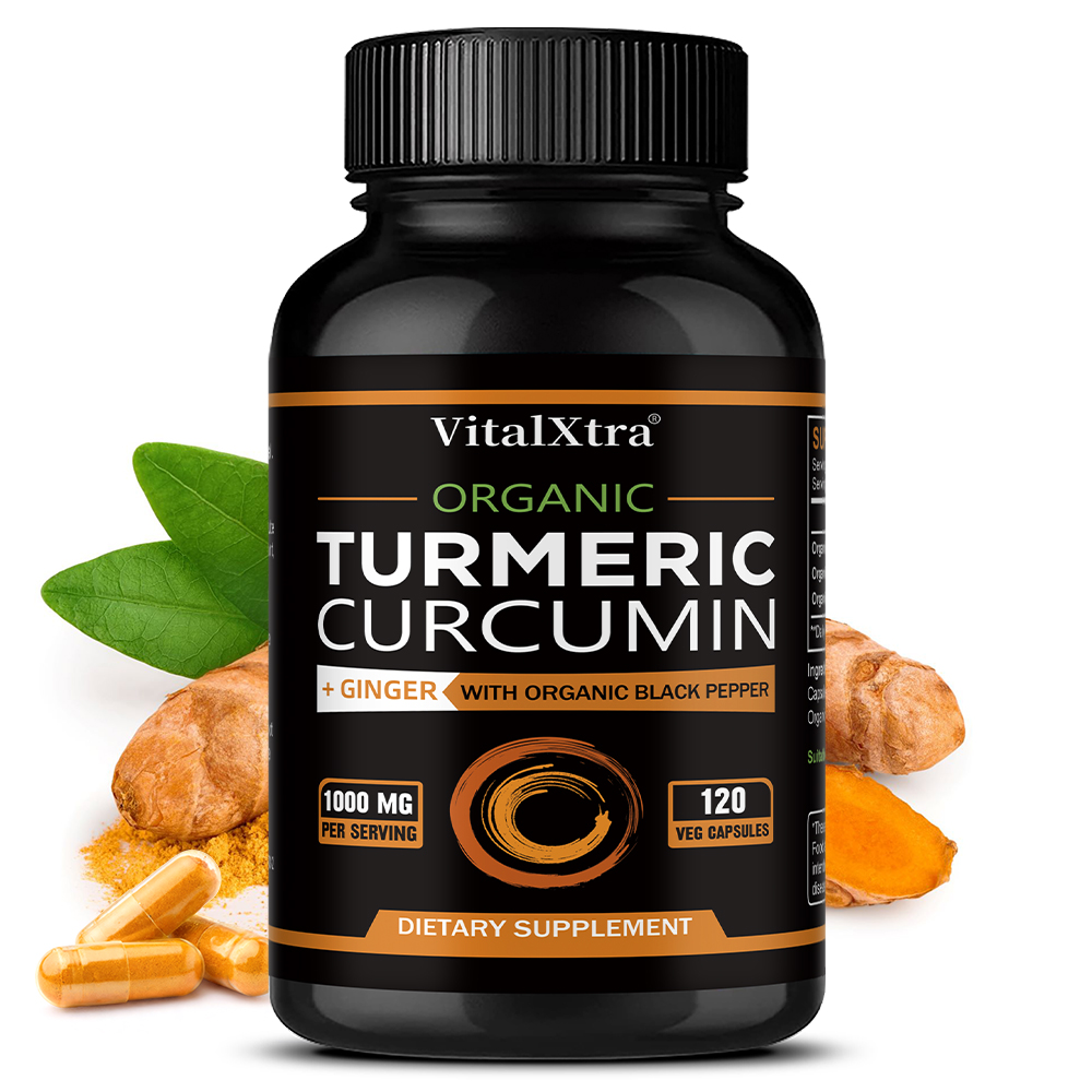 Turmeric Curcumin Capsule - Куркумин с черным перцем и имбирем,