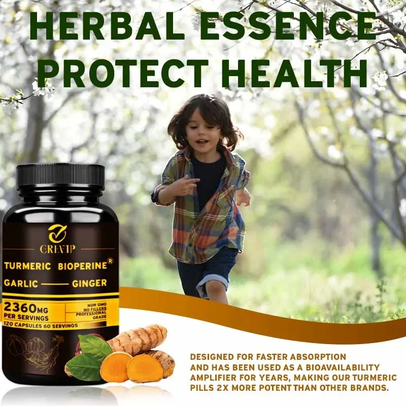 Добавка для имбиря 4-в-1 с чес – обзор и цена Turmeric Curcumin Capsule
