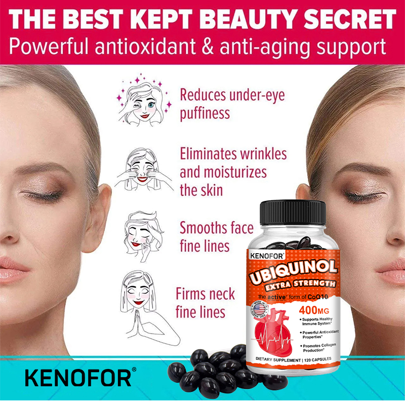 KENOFOR Ubiquinol CoQ10 400 мг – обзор и цена Coq10 Ubiquinol Softgel