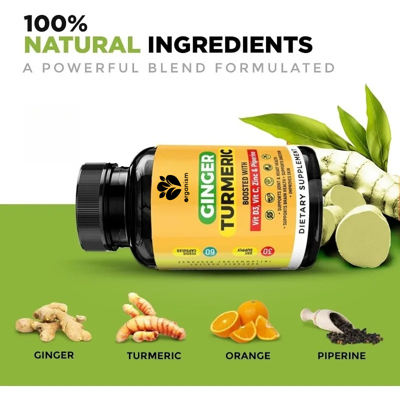 Куркума, пиперин, витамин цинк – обзор и цена Turmeric Curcumin Capsule