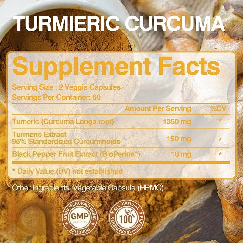 Капсулы с куркумой — помогают  – обзор и цена Turmeric Curcumin Capsule